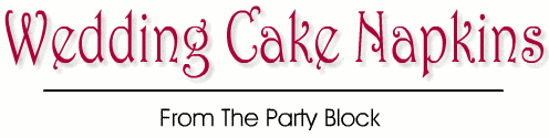 Wedding Cake Napkins