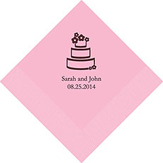 Wedding Cake Napkins
